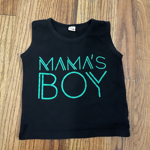3/$15 | Mama's Boy Sleeveless T-Shirt for Boys - Picture 1 of 4